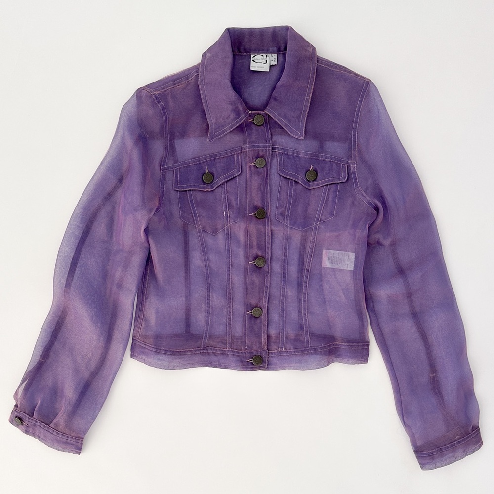 Vintage Roberto Cavalli Jeans Organza Style Jacket - size Small/Medium